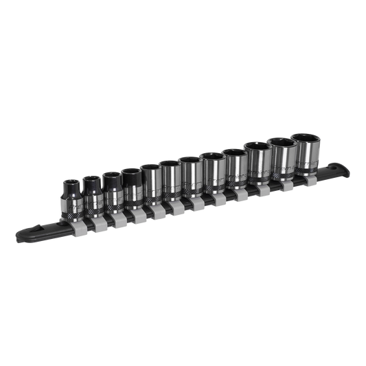 Premier Black Socket Set 3/8"Sq Drive 12pc