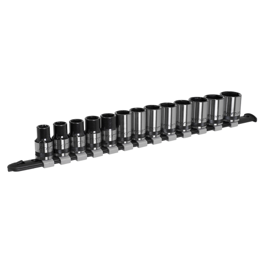 Premier Black Socket Set 1/2"Sq Drive 13pc