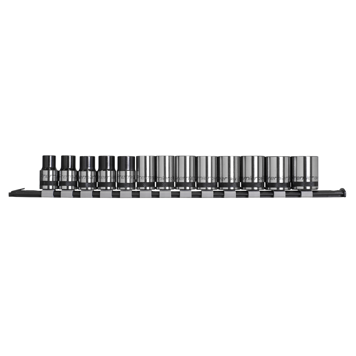 Premier Black Socket Set 1/2"Sq Drive 13pc