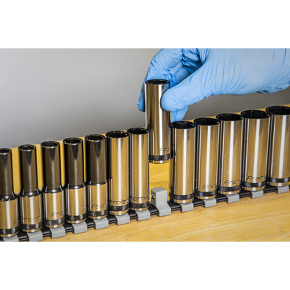Premier Black Deep Socket Set 1/2"Sq Drive 13pc