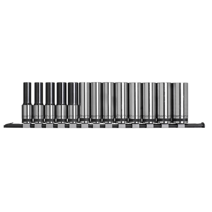 Premier Black Deep Socket Set 1/2"Sq Drive 13pc