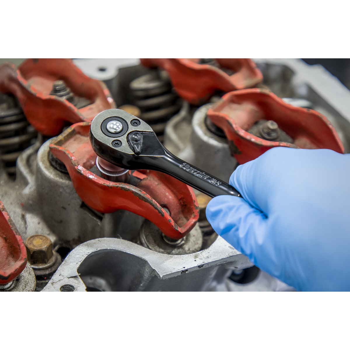 Premier Black Ratchet Wrench