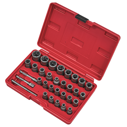 Slim Design Bolt & Nut Extractor Set 32pc