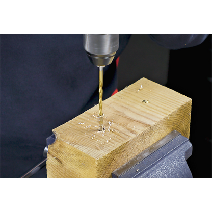 Left-Hand Spiral Drill Bit Set 5pc