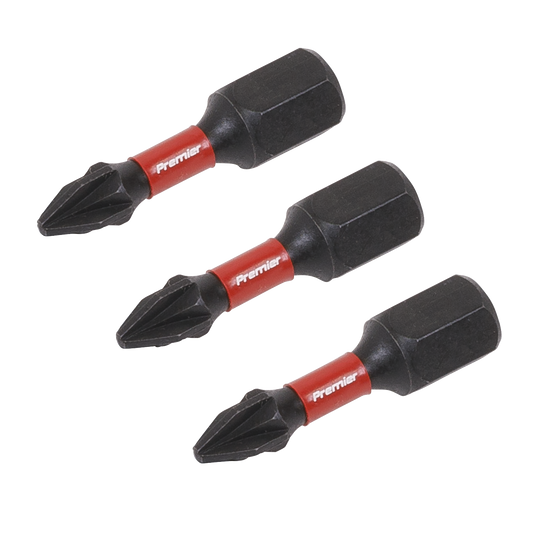 Premier Pozi Impact Power Tool Bits 3pc