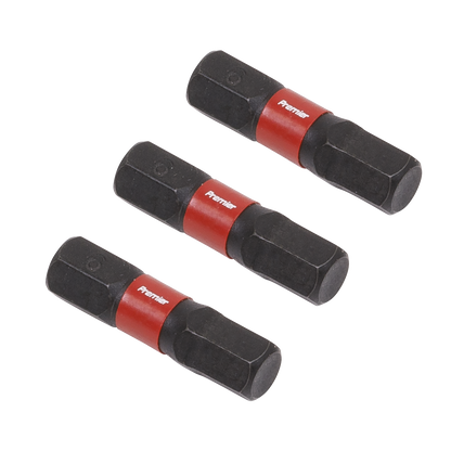 Premier Hex Impact Power Tool Bits 3pc