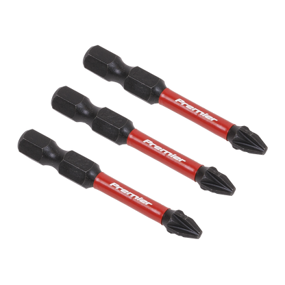 Premier Pozi Impact Power Tool Bits 3pc