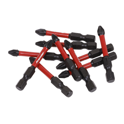Premier Pozi Impact Power Tool Bits #2 x 50mm 10pc
