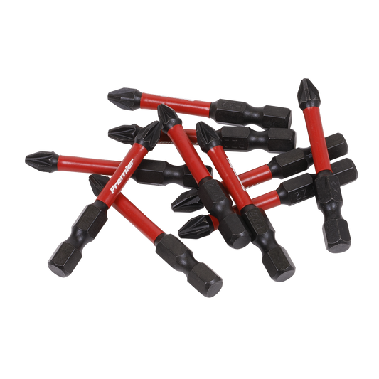 Premier Pozi Impact Power Tool Bits #2 x 50mm 10pc