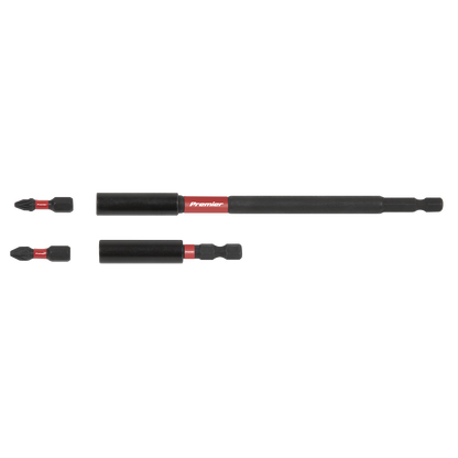 Premier Impact Grade Power Tool Bit Holder Set 4pc