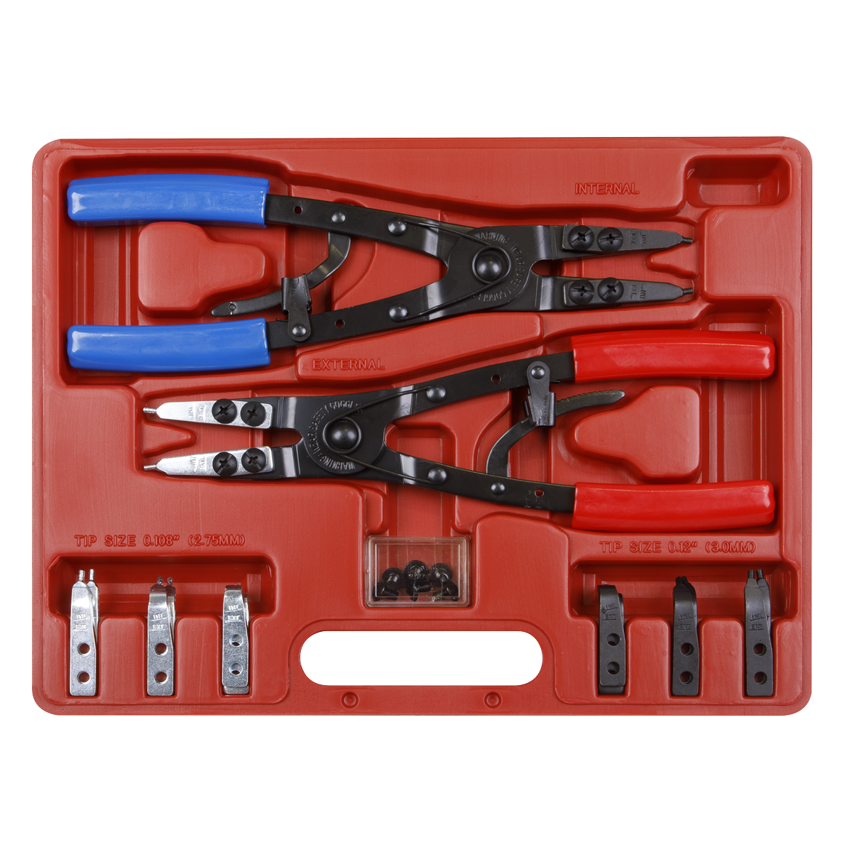 Premier Heavy-Duty Circlip Pliers Set Internal/External
