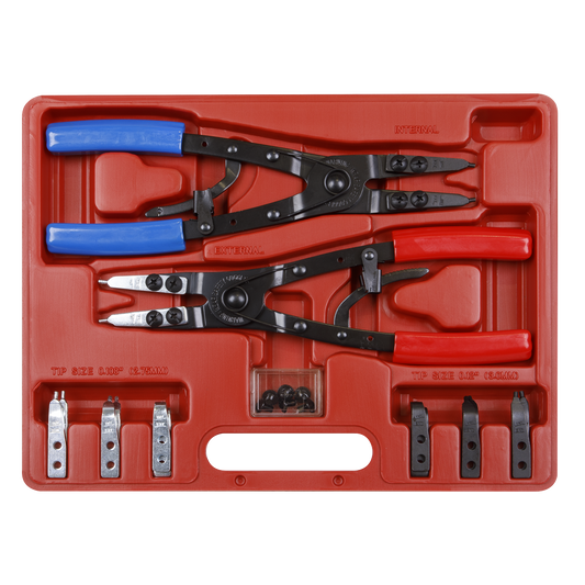 Premier Heavy-Duty Circlip Pliers Set Internal/External