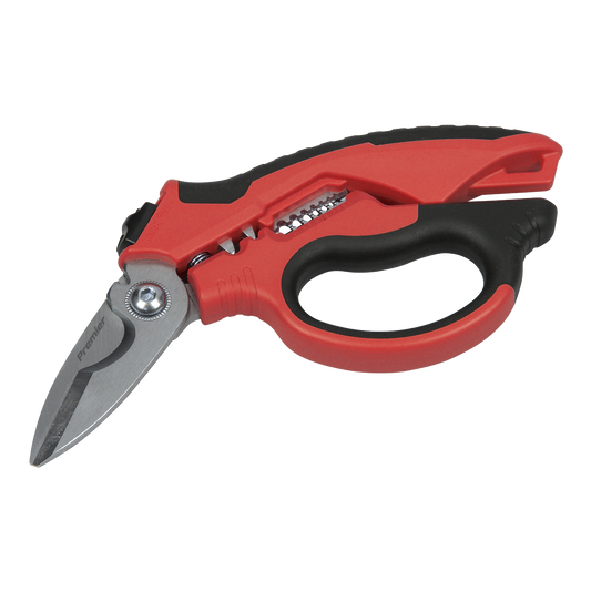 Heavy-Duty Electrician's Angled Shears 200mm 3-In-1