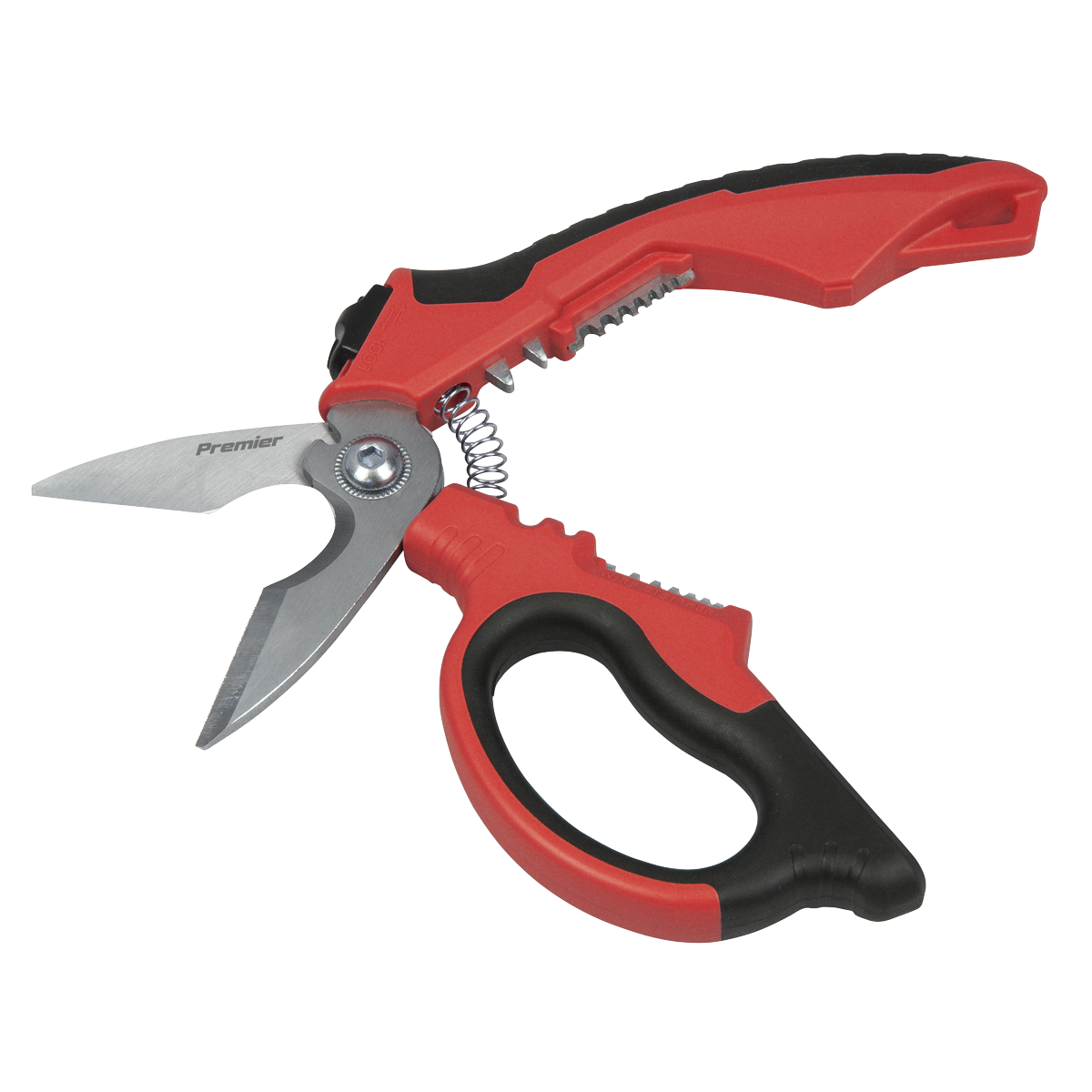 Heavy-Duty Electrician's Angled Shears 200mm 3-In-1