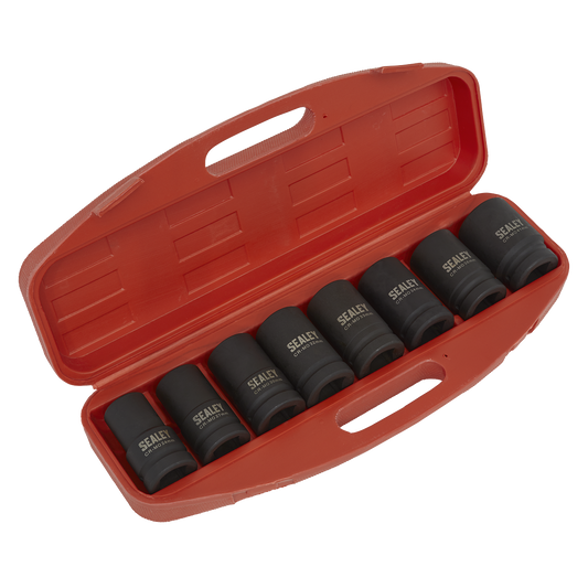 Premier Deep Impact Socket Set 1"Sq Drive 8pc