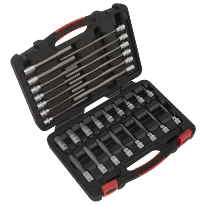 Premier Platinum Hex Socket Bit Set 3/8"Sq Drive 30pc