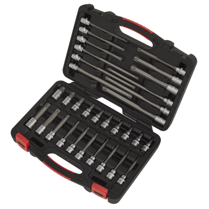 Premier Platinum TRX-Star* Socket Bit Set 3/8"Sq Drive 32pc
