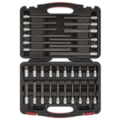 Premier Platinum TRX-Star* Socket Bit Set 3/8"Sq Drive 32pc