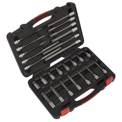 Premier Platinum Spline Socket Bit Set 3/8"Sq Drive 26pc