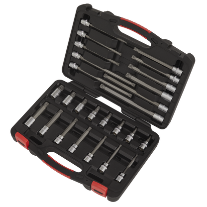 Premier Platinum Spline Socket Bit Set 3/8"Sq Drive 26pc