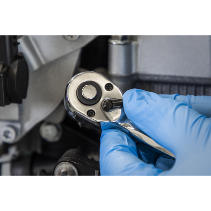 Premier Offset Ratchet Wrench with Flip Reverse 1/4"Sq Drive