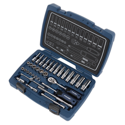 Premier Socket Set 1/4"Sq Drive 33pc