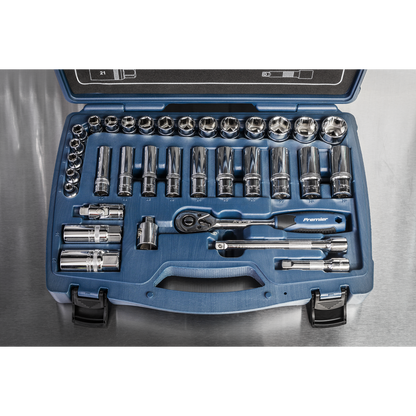 Premier Socket Set 3/8"Sq Drive 34pc