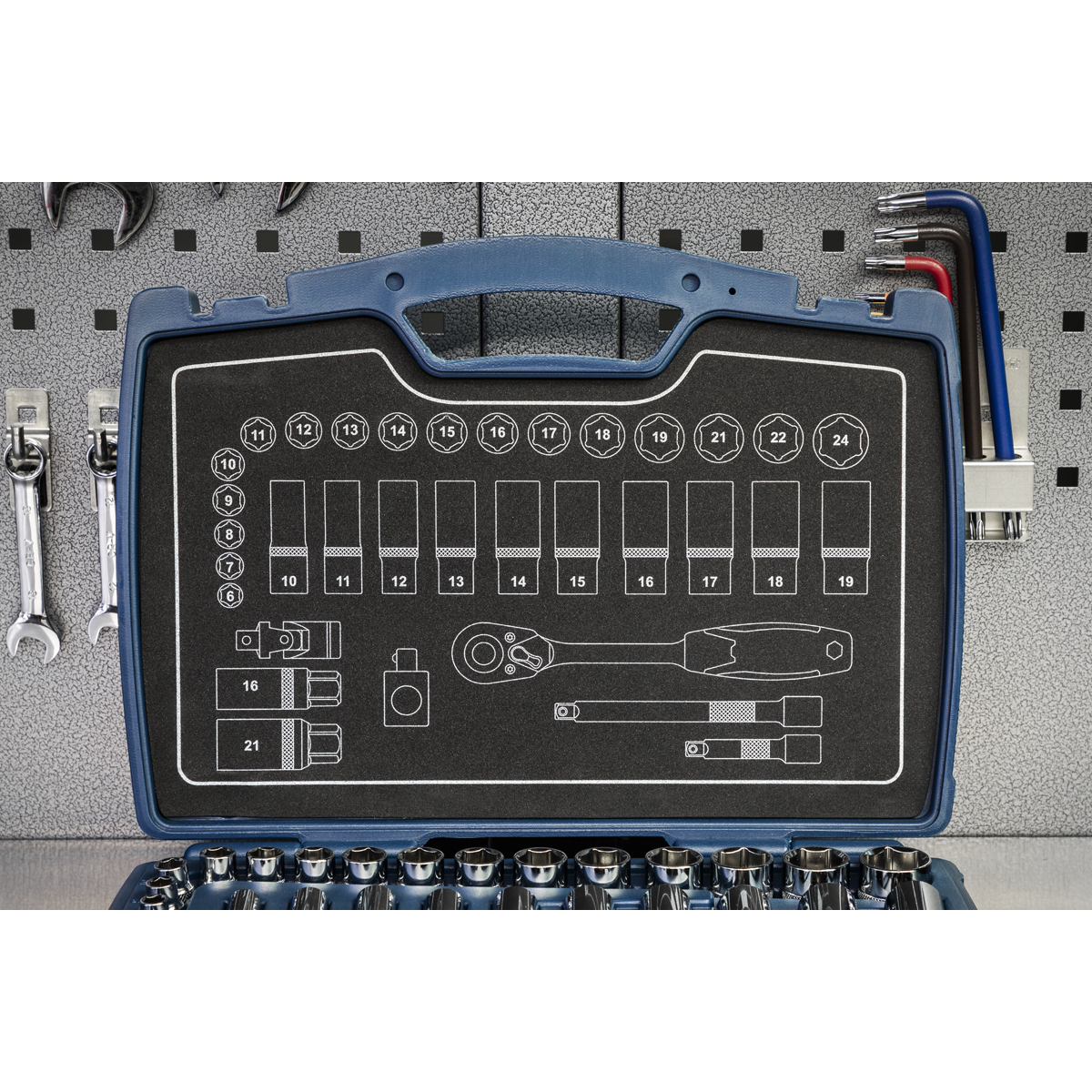 Premier Socket Set 3/8"Sq Drive 34pc