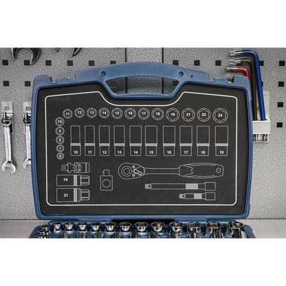 Premier Socket Set 3/8"Sq Drive 34pc