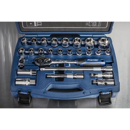 Premier Socket Set 1/2"Sq Drive 26pc