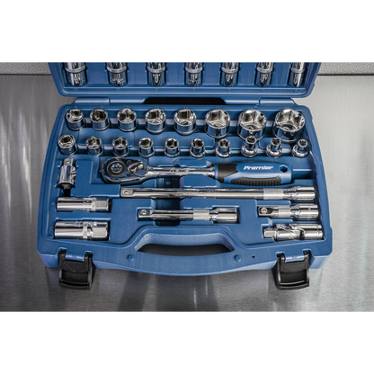 Premier Socket Set 1/2"Sq Drive 41pc