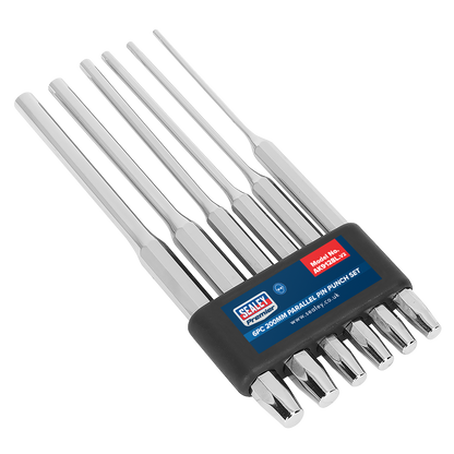 Premier Long Parallel Pin Punch Set 6pc