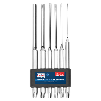 Premier Long Parallel Pin Punch Set 6pc