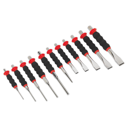 Premier Sheathed Punch & Chisel Set 11pc