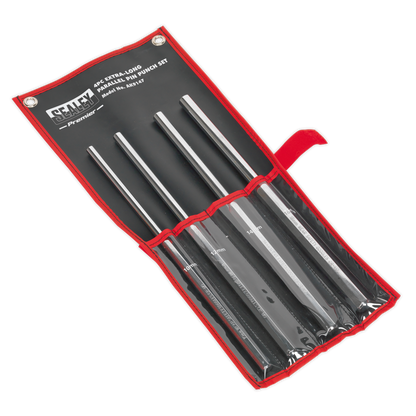 Premier Extra-Long Parallel Pin Punch Set 4pc