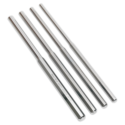 Premier Extra-Long Parallel Pin Punch Set 4pc