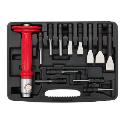 Premier Interchangeable Punch & Chisel Set 13pc