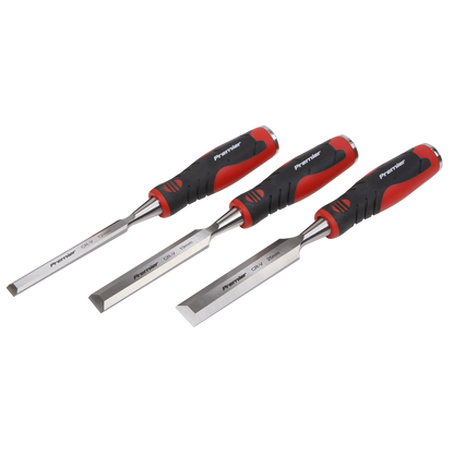 Premier Hammer-Thru Wood Chisel Set 3pc