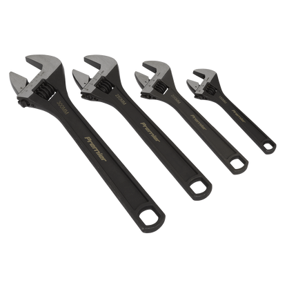 Premier Adjustable Wrench Set 4pc