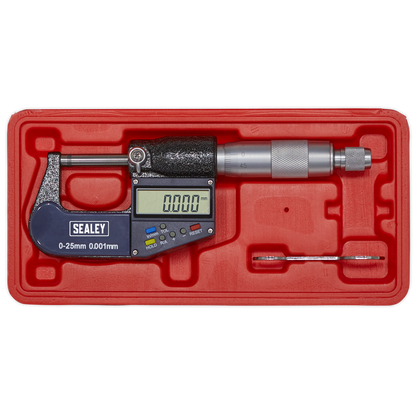 Digital External Micrometer 0-25mm(0-1")