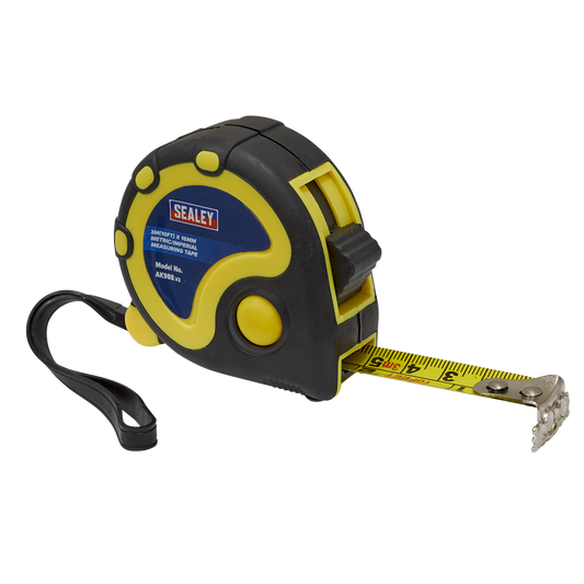 Metric/Imperial Rubber Tape Measure 3m(10ft) x 16mm