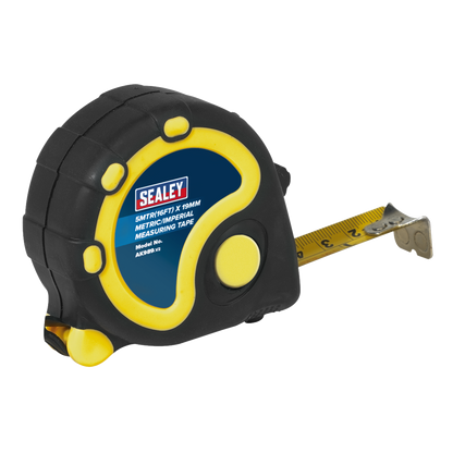 Metric/Imperial Rubber Tape Measure 5m(16ft) x 19mm