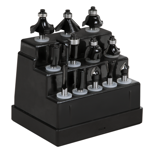 Shank Router Bit Set 1/4" 12pc