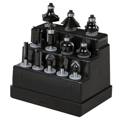 Shank Router Bit Set 1/4" 12pc