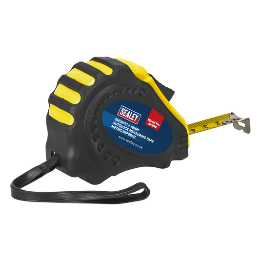 Metric/Imperial Auto Lock Tape Measure 5m(16ft) x 19mm