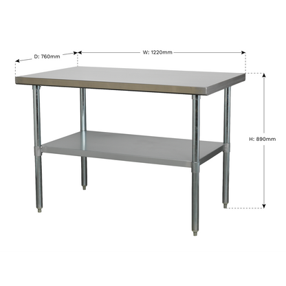 Stainless Steel Workbench 1.2m