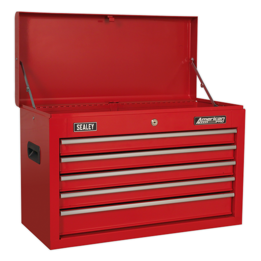 American PRO® Topchest 5 Drawer - Red