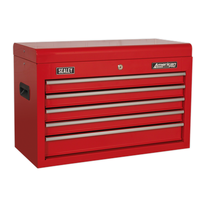 American PRO® Topchest 5 Drawer - Red
