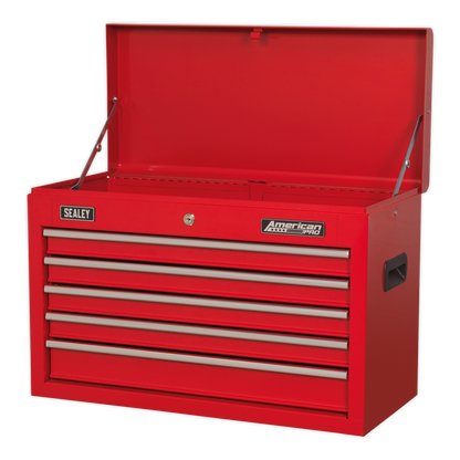 American PRO® Topchest 5 Drawer - Red