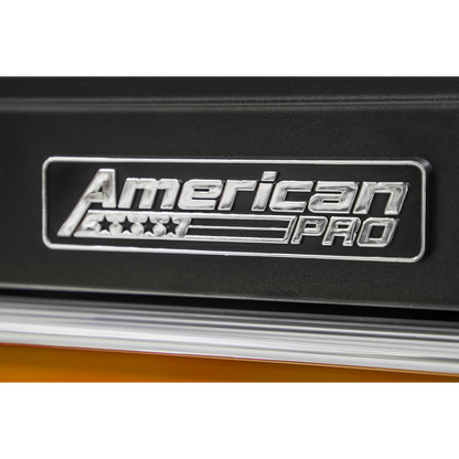 American PRO® Topchest & Rollcab Combination 6 Drawer - Orange